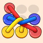Color Tangled Rope 3D icon