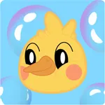 Patito and the bubbles icon