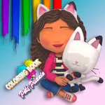 Dollhouse Puzzle & Color Pages icon