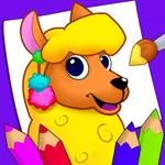 Coloring book for painting icon