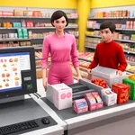 Supermarket Game simulator 3D icon