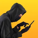 Who Touches My Phone ? Alarm icon