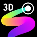 Doodle Pad: Draw 3d Line Neon icon