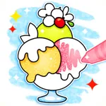 Ice cream Coloring game icon