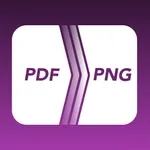 Convert PDF to PNG Picture icon