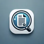 Plagiarism checker, detector icon