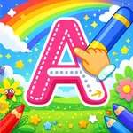 ABC alphabet & numbers tracing icon