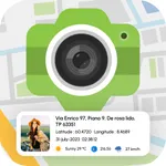 GPS Photo Location with Map icon