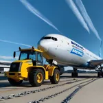 Heavy Airplane Towing Truck icon