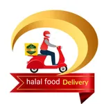 Halal food delivery icon
