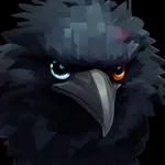 crow with knife KnifeFall icon