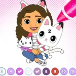 Baby Dollhouse Color By Number icon