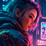 Cyber Night Neon City Arpg War icon