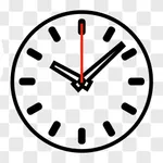 See through Clock icon