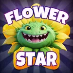 Flower star icon