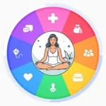 Life Wheel: Goals, Well-being icon