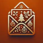 Christmas card maker . icon