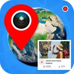 Geo Stamp: Timestamp on Camera icon
