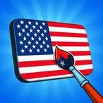 Flag Painting Draw Flag Puzzle icon