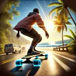 Longboard Skater icon