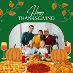 thanksgiving photo frames card icon