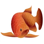 Fish lamp icon