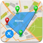 GPS Land Area Measure Live icon