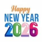 Happy New Year 2026 Sticker icon