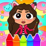 Magic Cute Doll Coloring Book icon