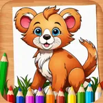 Animal Coloring and Learn icon