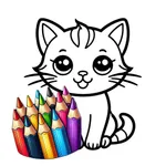 Easy and fun Coloring Book icon