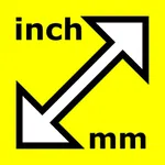 inch mm converter icon