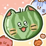 Cat Watermelon - Merge Game icon