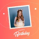 Birthday Photo Frame - Wishes icon