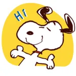 Simple Greetings Words Snoopy icon