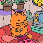 cozy cottage coloring icon