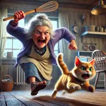 Cat vs Granny Pranks Game icon