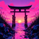 Anime wallpapers AI Art icon