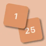 TAP NUMBER 1 to 25 icon