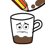 Draw Happy Coffee: Tidy Puzzle icon