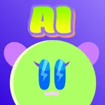 AI English AI LOVE ENGLISH” icon