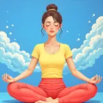 Spiritual guide for motivation icon