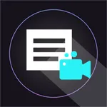 滚动提词器-悬浮窗提词，提词器相机 icon