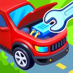 Car repair games. Mechanic. icon