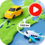 Travel Route Animation Video icon