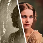 AI. Old photo restore & repair icon