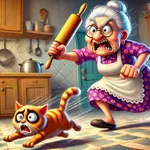 Bad Cat Life Sim Granny Pranks icon