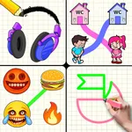 One Line-Drawing games icon