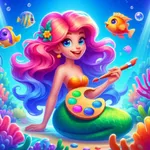 Mermaid Coloring Games icon