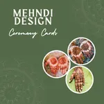 Mehndi Design Ceremony Cards icon